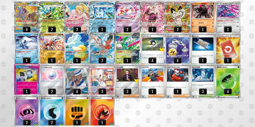 ガルーラボックスのデッキレシピ